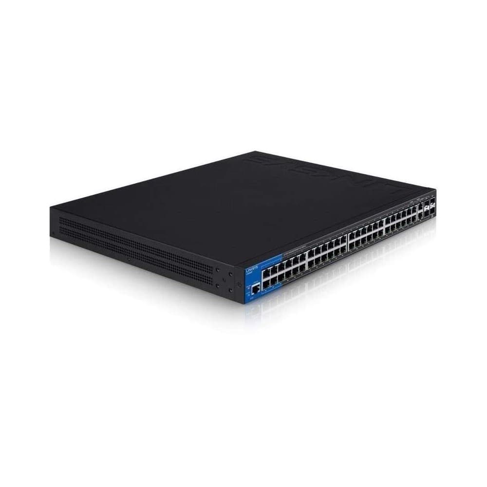 LINKSYS SWITCH FULL POE ADMINISTRABLE DE 48 PTOS 10/100/1000MBPS + 2 SFP