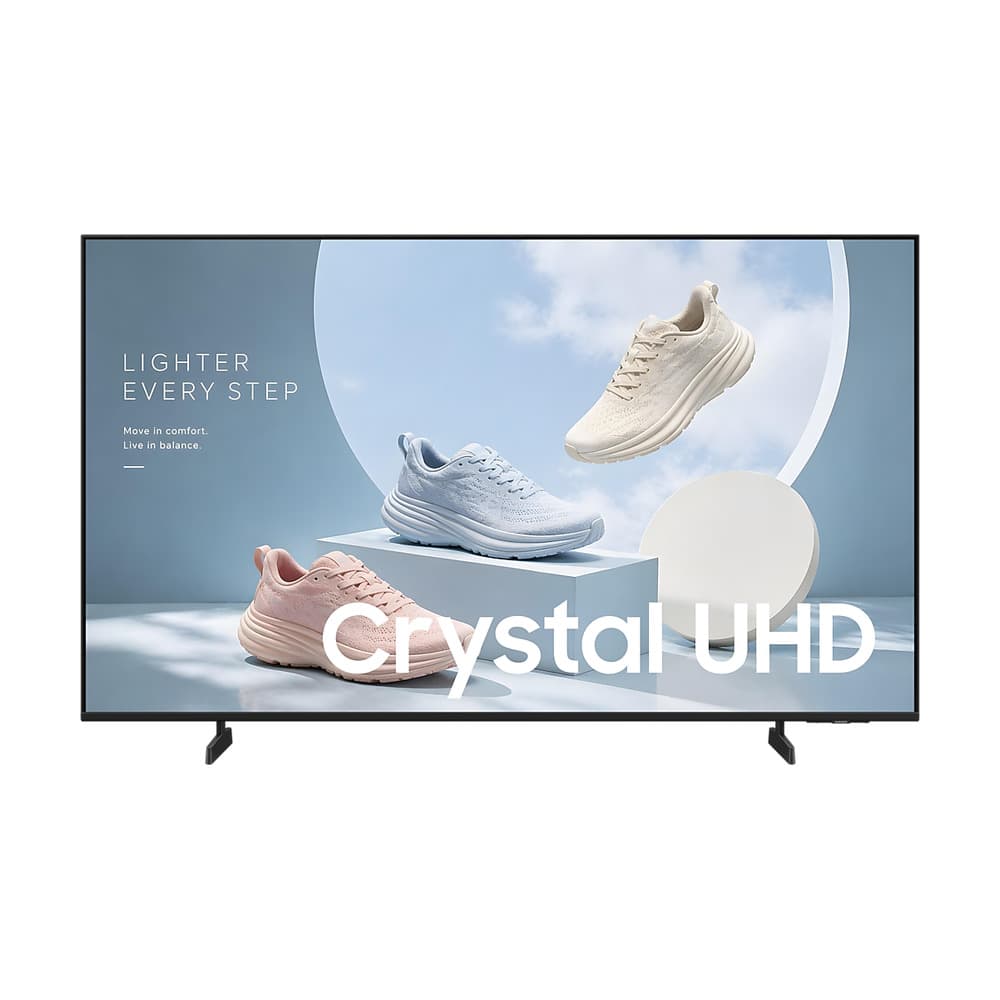 SAMSUNG MONITORES INDUSTRIALES Televisor Pro Samsung BE50;Tamaño: 50", Resolución 3840X2160 4K UHD (16:9), Brillo 300 Nit, ,sintonizador digital terrestre DVB-T2,Características: uso 16 horas/día, altavoces 10Wx2 , WiFi, Bluetooth, RJ45,Entradas: HDMI 2.0 (3), HDCP 2.2, USB 2.0 (1), Smart tv , Garantía: 3 años
