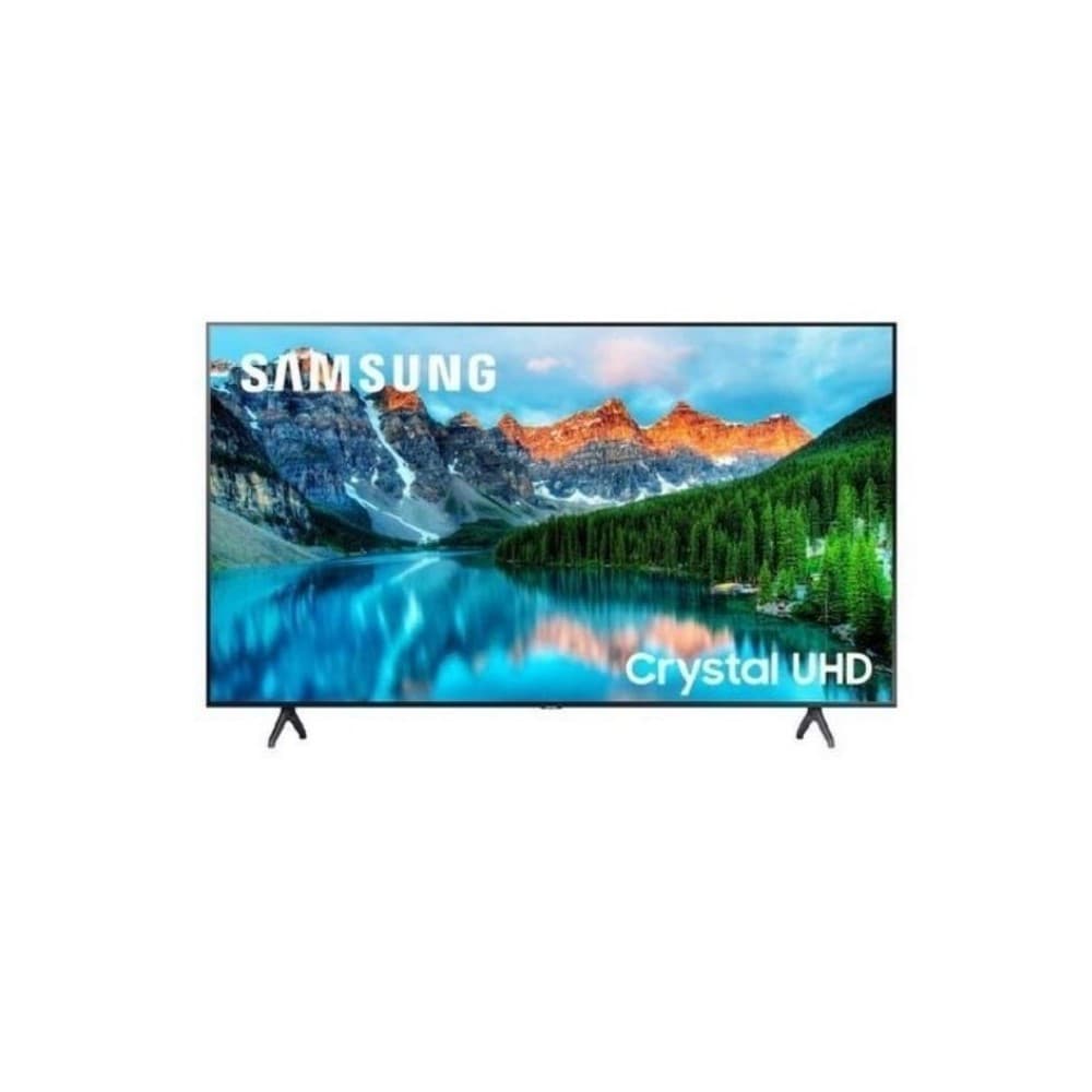 SAMSUNG MONITORES INDUSTRIALES Televisor Pro Samsung BE50T-H,Televisor + Monitor Industrial,Tamaño 50”resolución 3840x2160 , Brillo 250 nit, Contraste: 4700:1, Características: uso 16 horas/día, altavoces 2,Conectividad VIDEO: HDMI x2, USB: USB x 1, RF: 1 Terrestre / 1 Cable / 0 Satélite, RJ45, salida AUDIO: óptico, Wi-Fi 5, compatible con Bluetooth,Garantía: 3 años