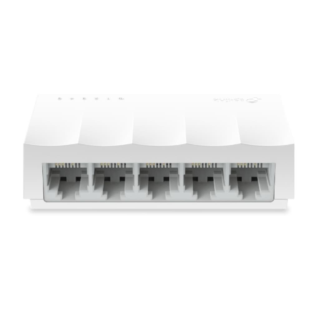 TPLINK Switch TPLINK de Escritorio de 5 Puertos 10/100M RJ45 Caja de Plástico COLOR Blanco