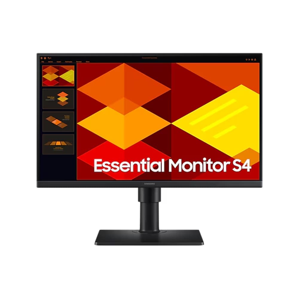 SAMSUNGMONITO Monitor Plano Samsung Tamaño: 22 LS22D402GANXGO Altura ajustable Resolución 1920X1080 (16:9) Tipo de Panel: IPS Vesa 100×100 PIvot, Contraste tipico: 1000:1 a 250nit, Tiempo de respuesta: 5ms (GTG) tasa de refresco 100 HZ, Conectividad: Display Port-HDMI 1.4 - USB 2.0 × 2 / Auricular Eco Saving Plus / Eye Saver Mode/ Flicker Free / Game Mode