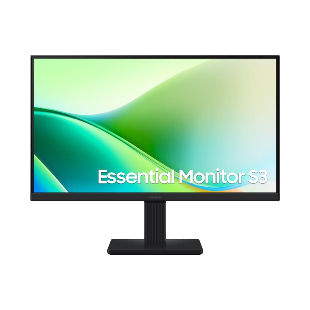 SAMSUNGMONITO Monitor 22”, resolución Full HD (1920 × 1080), VA, contraste estático 3000:1 y relación de aspecto 16:9. HDMI y VGA 120 Hz, soporte AMD FreeSync, garantía 3 años.