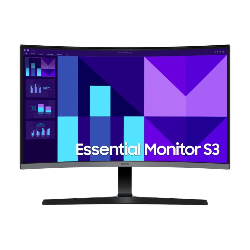 SAMSUNGMONITO Monitor Samsung Curvo Tamaño pantalla: 27 Panel VA Curvatura 1500R, Brillo: 250cd/m2