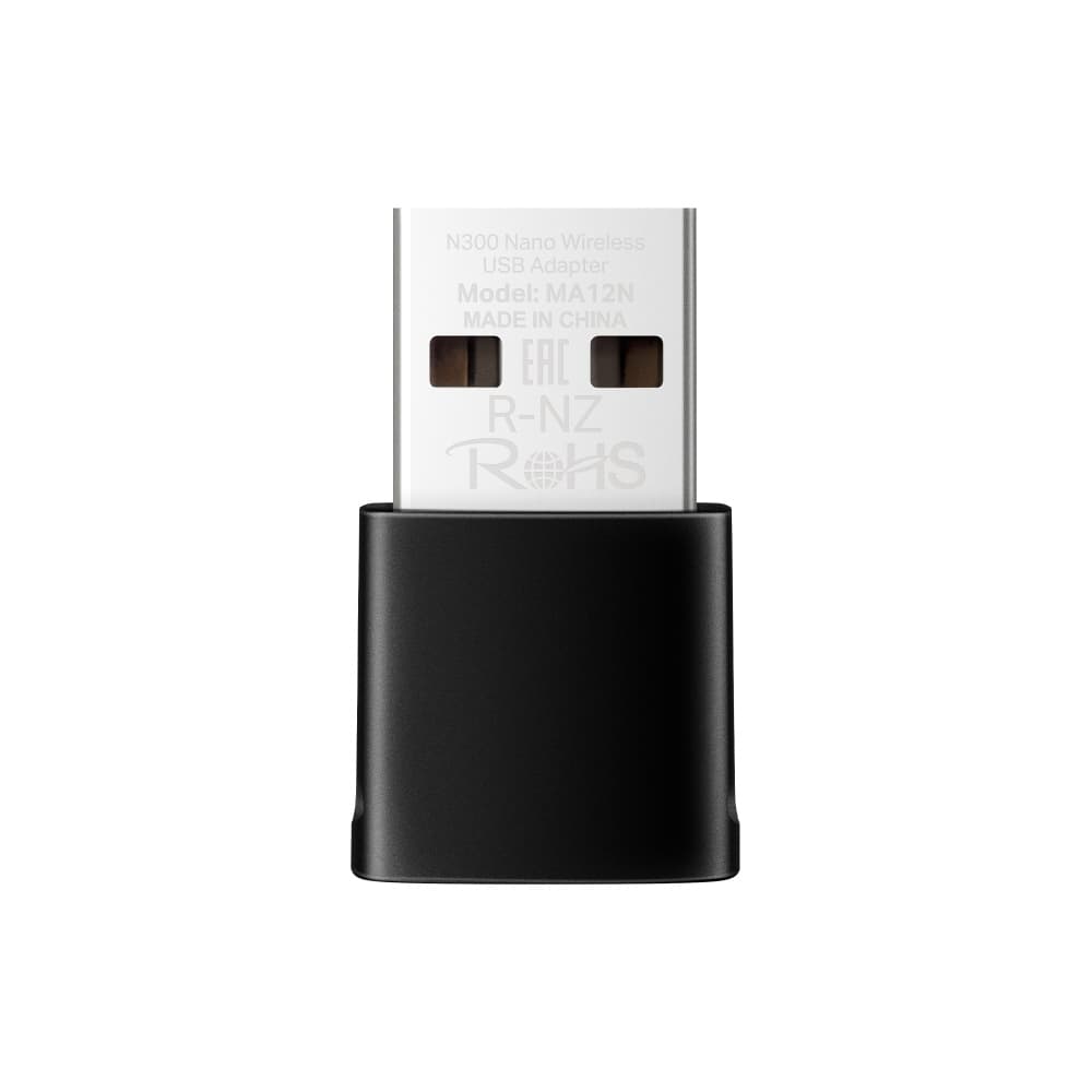 TPLINK Adaptador de Red Mercusys nano USB inalámbrico N300