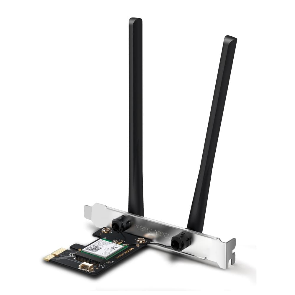 TPLINK Adaptador de red MERCUSYS PCIe AX3000 Wi-Fi 6 Bluetooth 5.2
