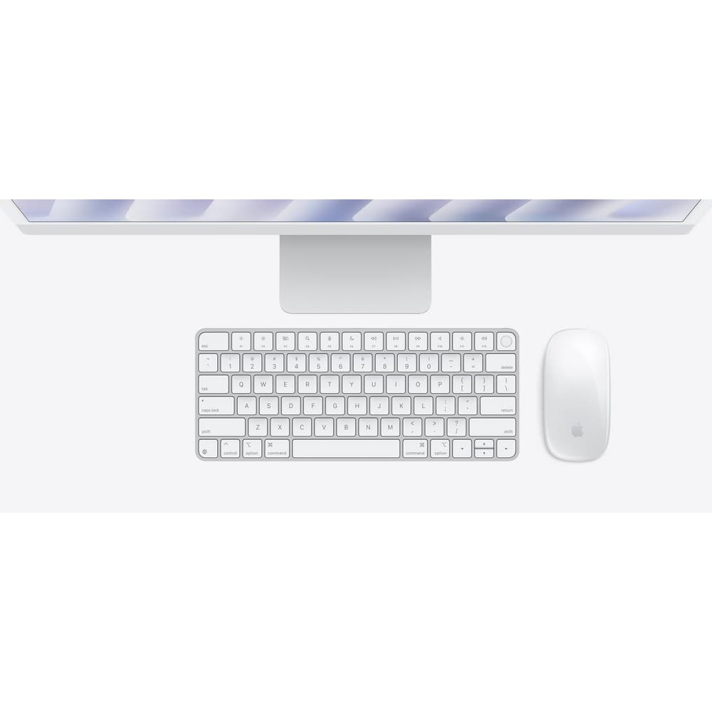 APPLE MAC 24-inch iMac with Retina 4.5K display, Nano-texture glass: Apple M4 chip with 10-core CPU and 10-core GPU, 256GB SSD, 16GB - Silver