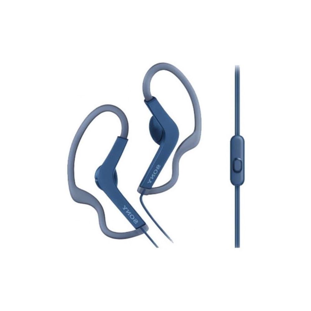 SONY Audífonos Sony deportivos internos MDR-AS210 Color Azul ajuste seguro mientras corres