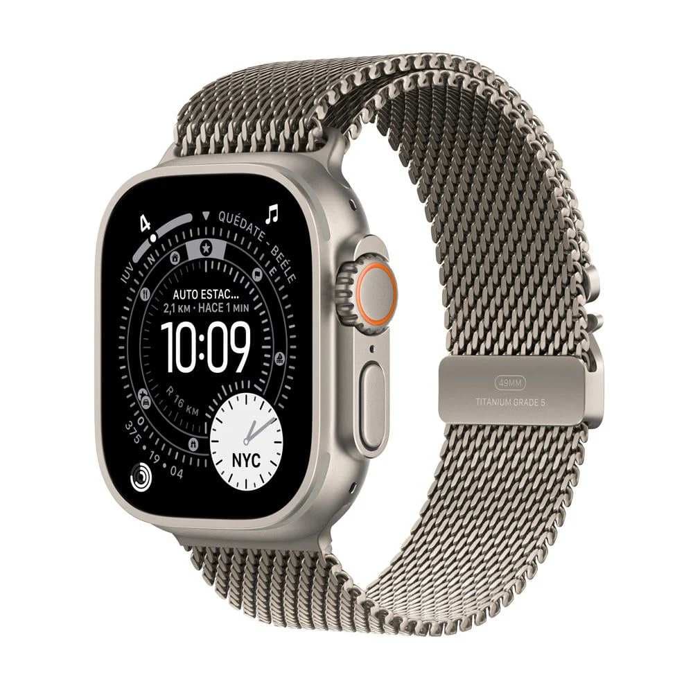 APPLE ACCESORIOS Apple Watch Ultra 3 GPS + Cellular 49mm Natural Titanium Case with Natural Titanium Milanese Loop - Medium