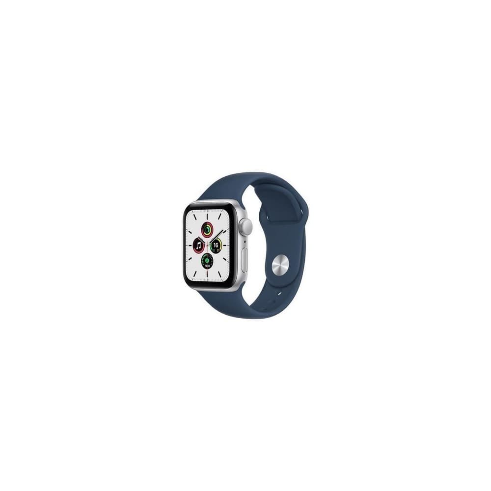 APPLE ACCESORIOS Apple Watch SE (GPS) - Caja de aluminio en plata de 44 mm - Correa deportiva en color abismo - Talla única