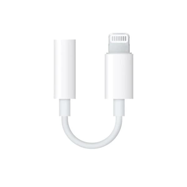 APPLE ACCESORIOS Adaptador APPLE De Lightning A Jack De 3.5mm Para Audífonos COLOR Blanco