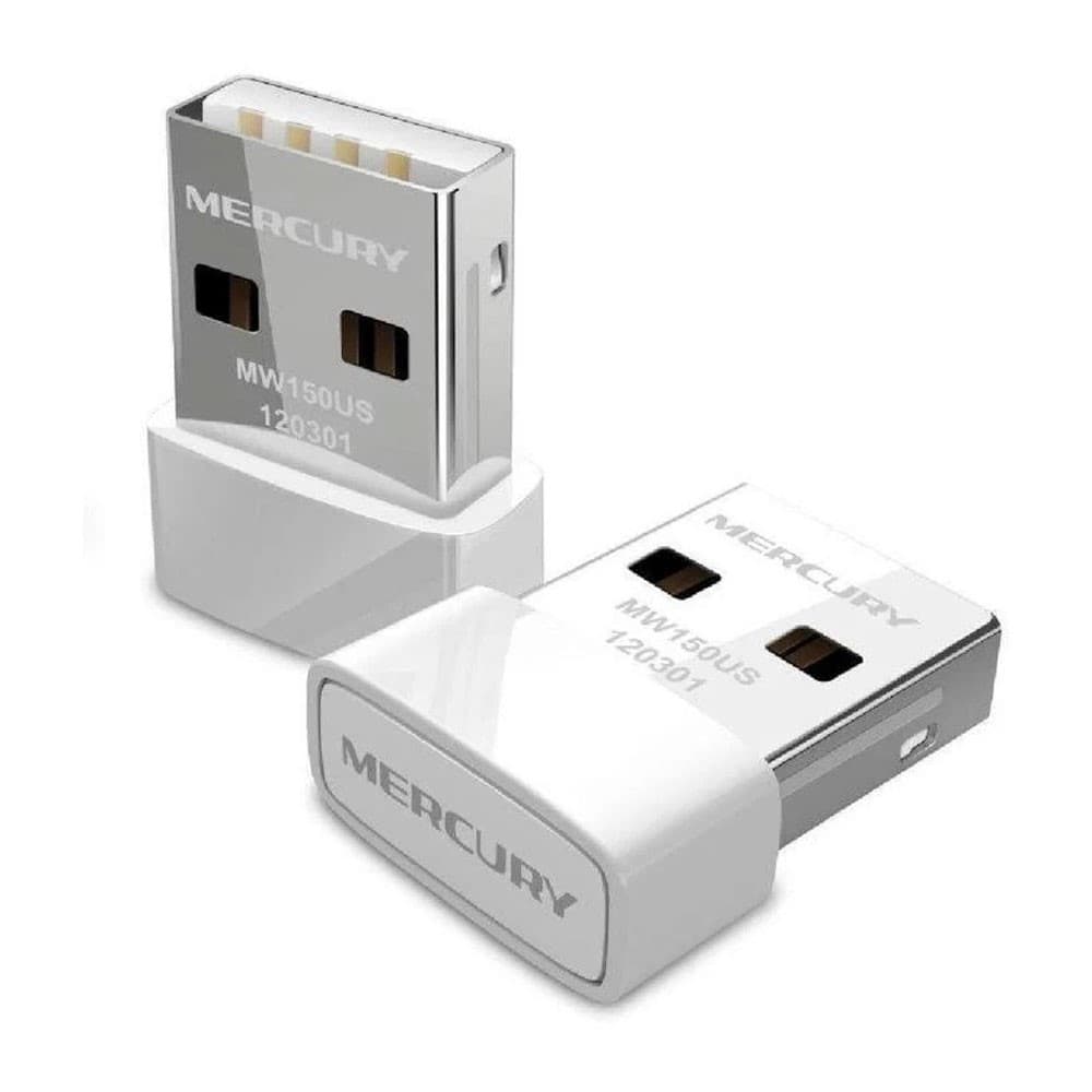 TPLINK Adaptador Nano MERCUSYS USB 2.0 Inalámbrico de 150Mbps COLOR Blanco