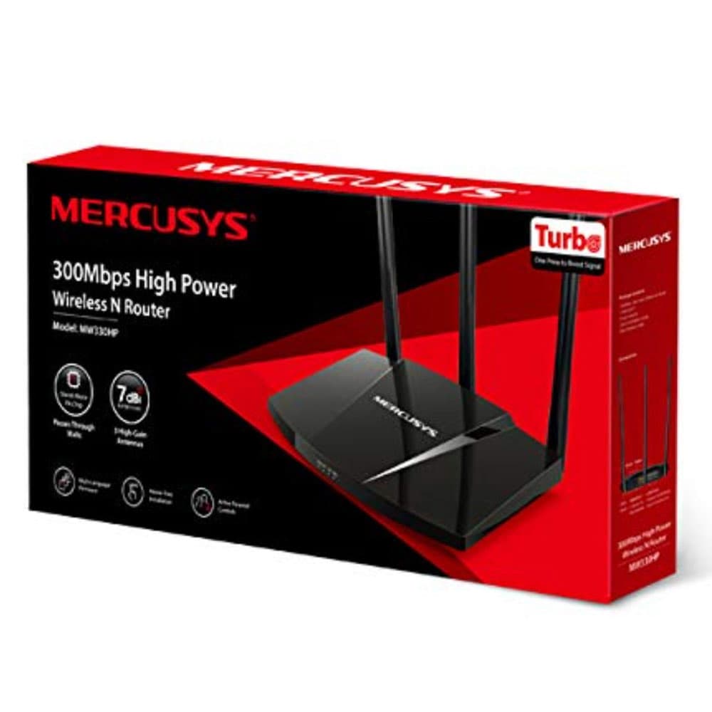 TPLINK Router Mercusys TPLINK 300mbps COLOR Negro