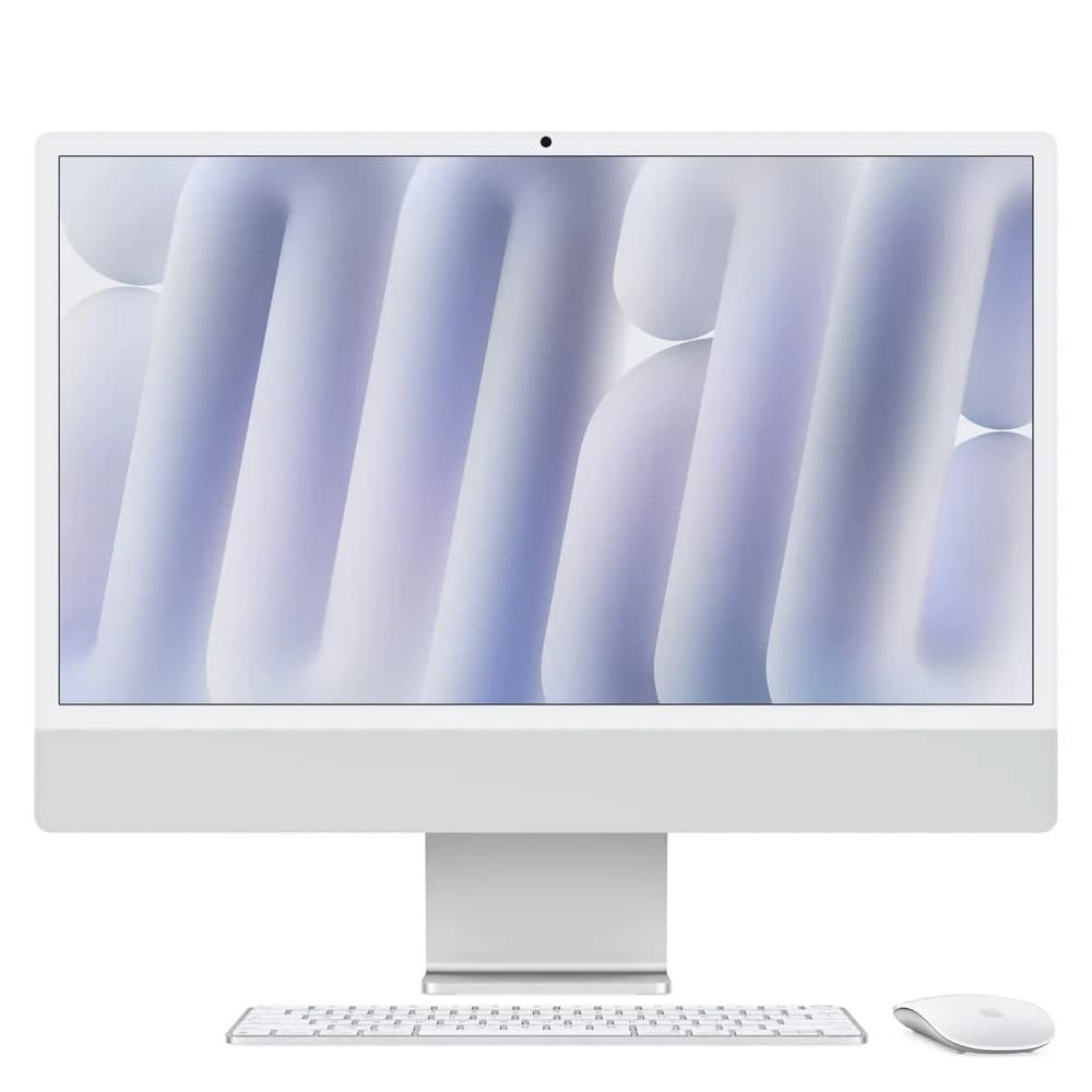 APPLE MAC 24-inch iMac with Retina 4.5K display: Apple M4 chip with 10-core CPU and 10-core GPU, 16GB, 256GB SSD - Silver