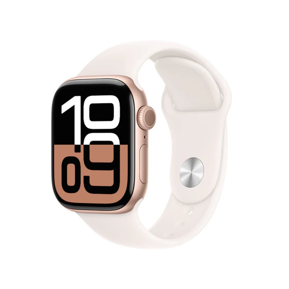 APPLE ACCESORIOS Apple Watch Series 10 GPS 42mm Rose Gold Aluminium Case with Light Blush Sport Band - S/M