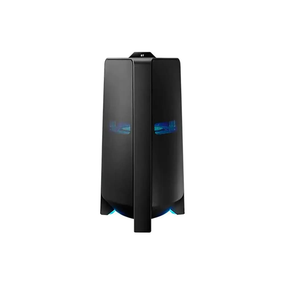 SAMSUNGAUDIVIDEO Torre de sonido Samsung, Sonido bidireccional (1.500 vatios), Diseño exclusivo, subwoofer integrado, Resistente a salpicaduras, Potenciador de bajos, Luces LED para fiesta, Conexión multiple de Bluetooth, Group Play