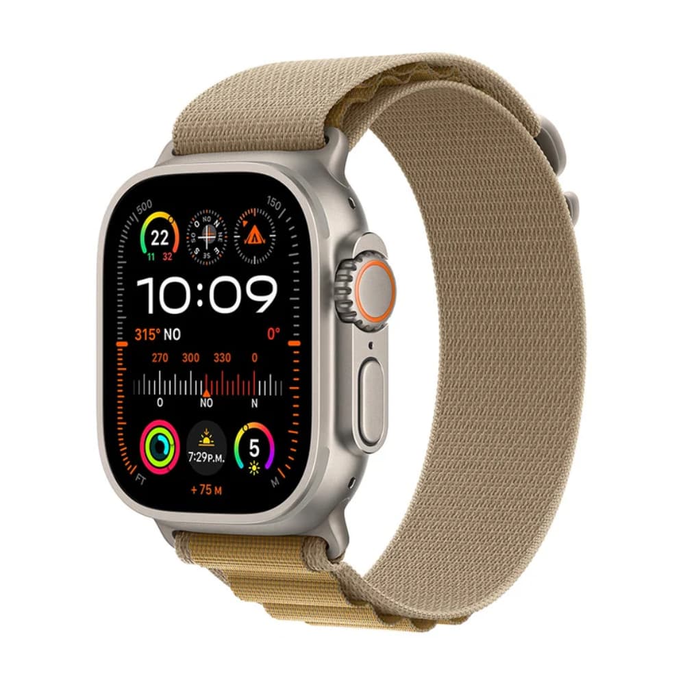 APPLE ACCESORIOS Apple Watch Ultra 2 GPS + Cellular 49mm Natural Titanium Case with Tan Alpine Loop - Medium
