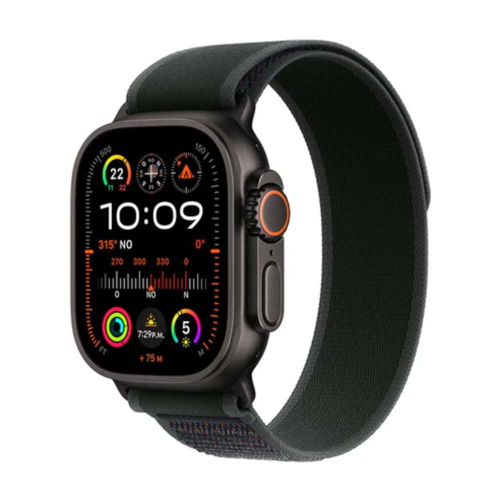 APPLE ACCESORIOS Apple Watch Ultra 2 GPS + Cellular 49mm Black Titanium Case with Black Trail Loop - S/M