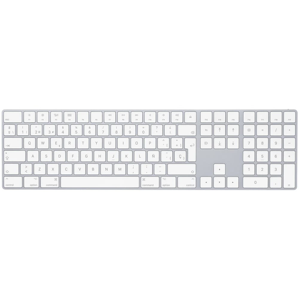 APPLE ACCESORIOS Magic Keyboard with Numeric Keypad - Spanish - Silver