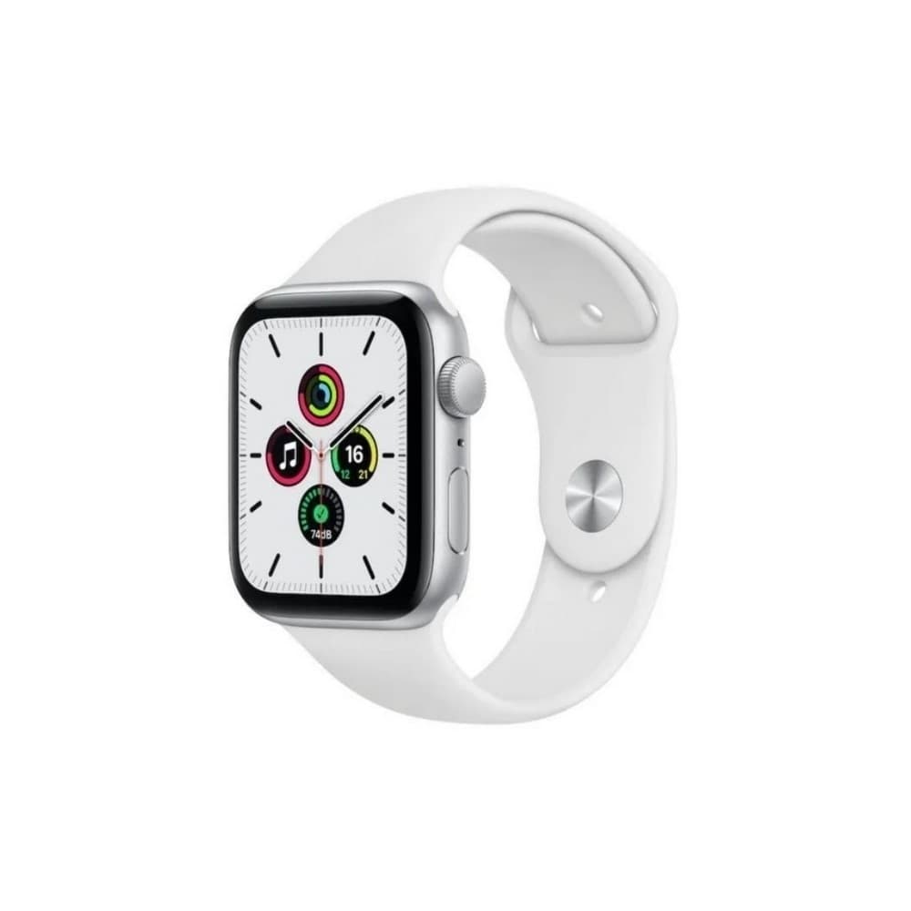 APPLE ACCESORIOS Apple Watch SE GPS, 44mm Silver Aluminium Case with White Sport Band