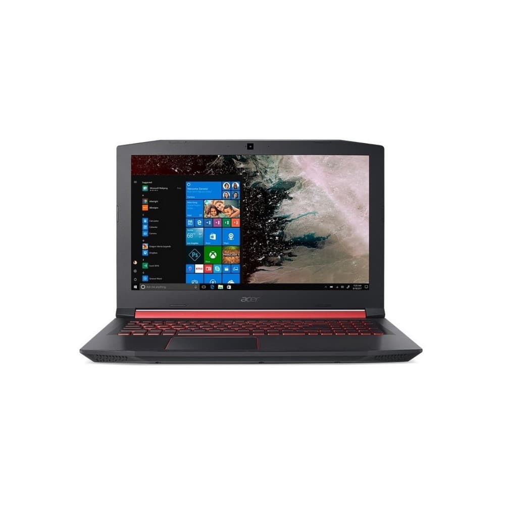 ACER Portatil Acer Nitro AN515-54-51CN 15.6 FHD Corei5 9300H 8GB RAM Disco Duro 1TB + 256 SSD Nvidia Geforce GTX 1650 4GB DDR5 Win10 Single, Black