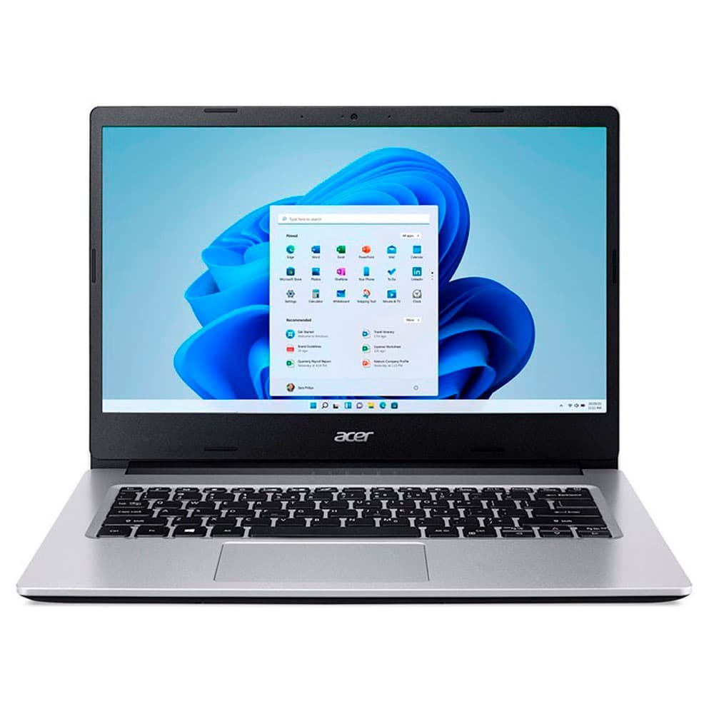ACER Computador Portátil Acer A314-22-R58U HD R3 3250U 14 4GB/256SSD/Linux Eshell color Silver