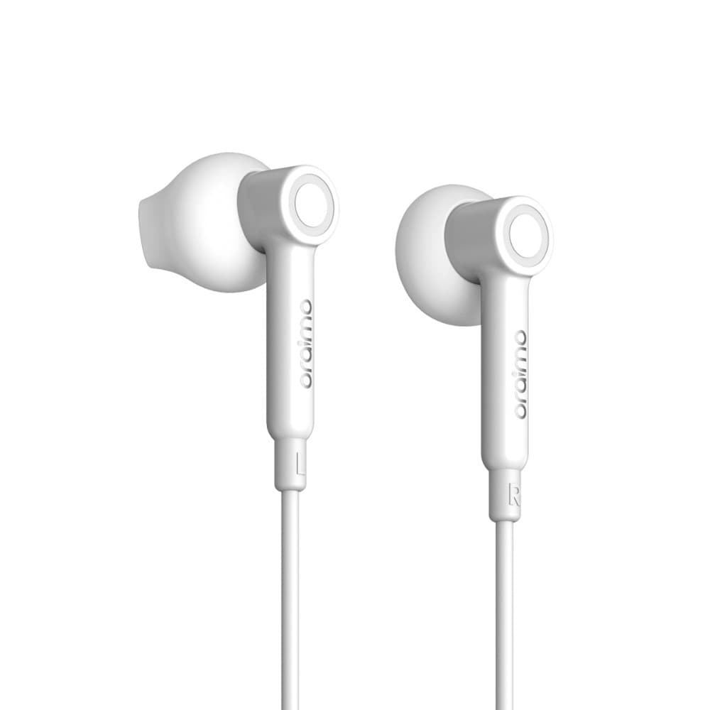 ORAIMO Audífonos de cable in-ear oraimo Thor blancos