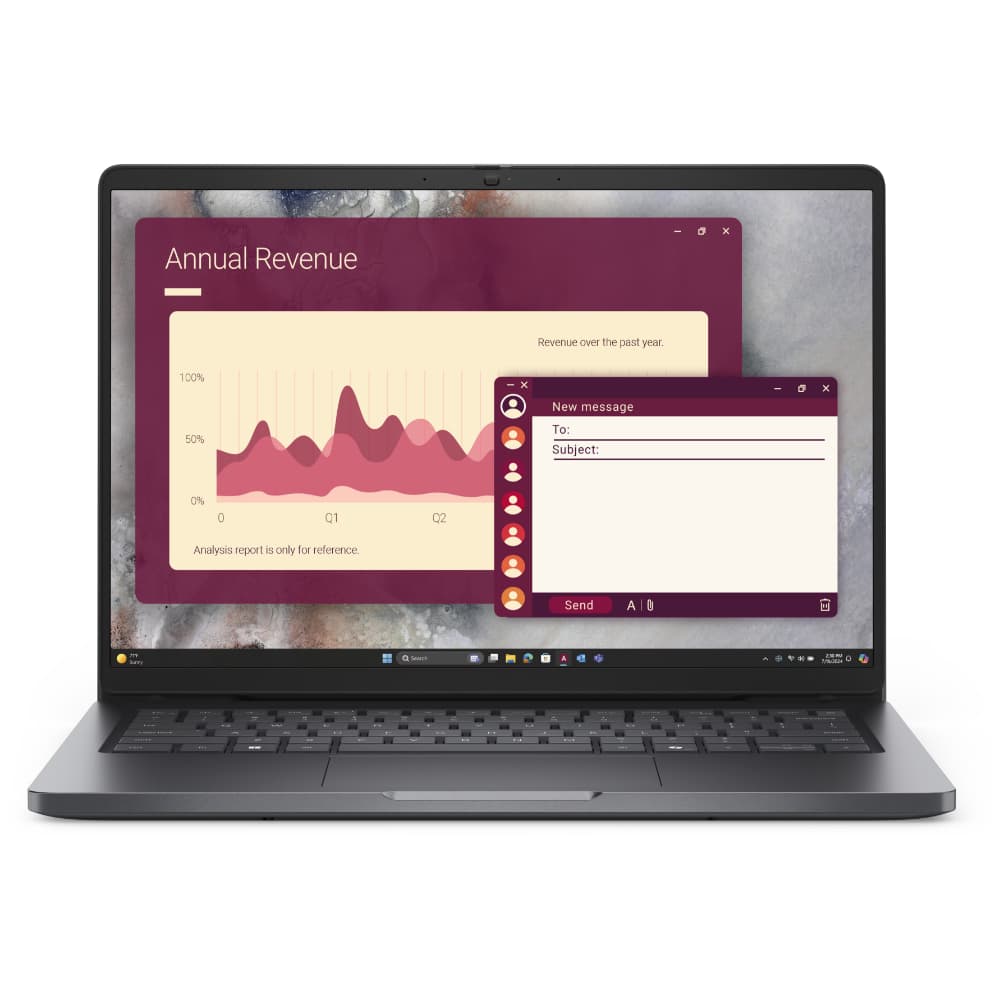 DELL Portatil Dell Pro 14 PC14250 Intel Core 5 RAM 16GB SSD 512GB 14" Windows 11 Pro