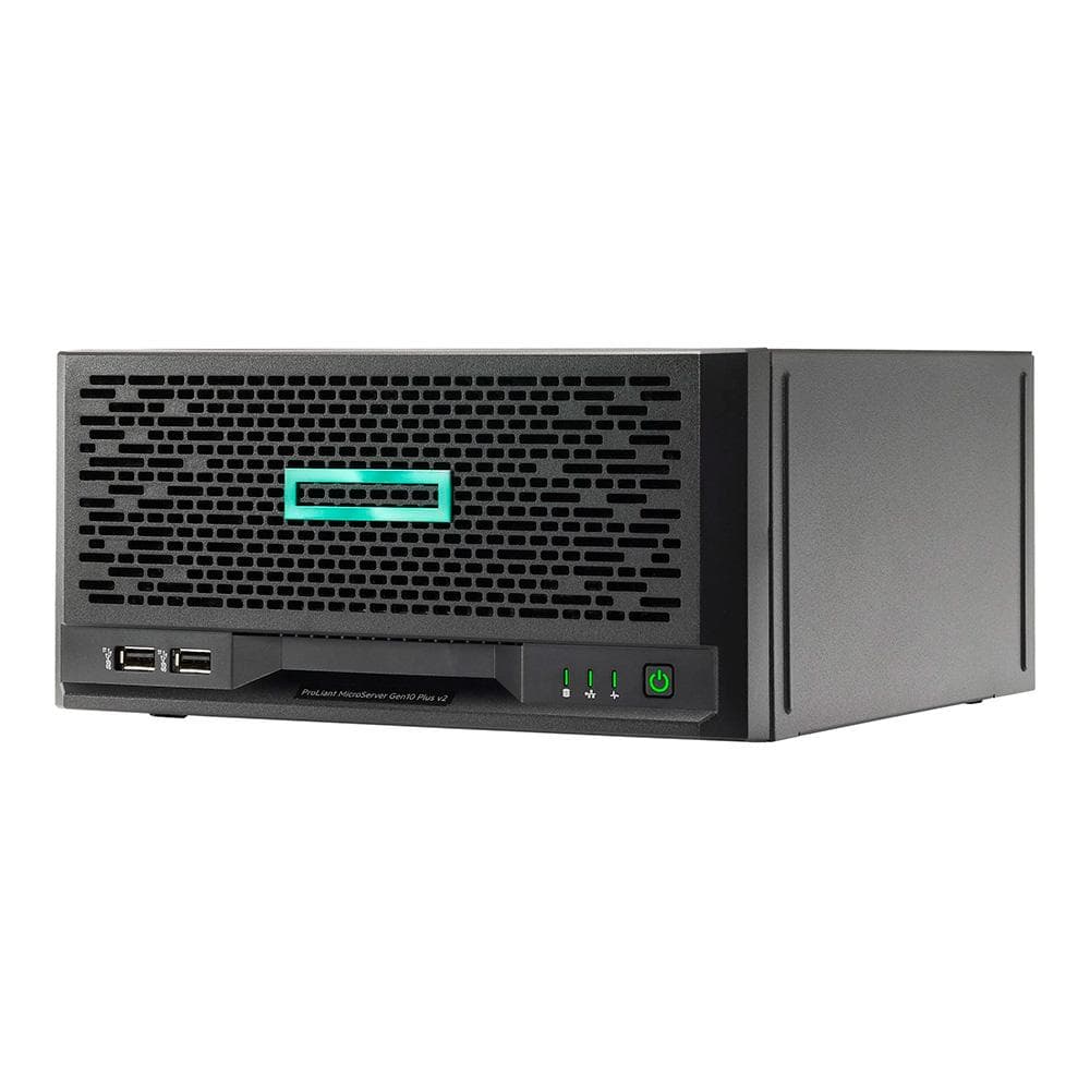 HPSERVIDORESCONSU Servidor HPE MicroServer G10+ v2 E-231 16GB RAM 1TB DD NHP COLOR Negro