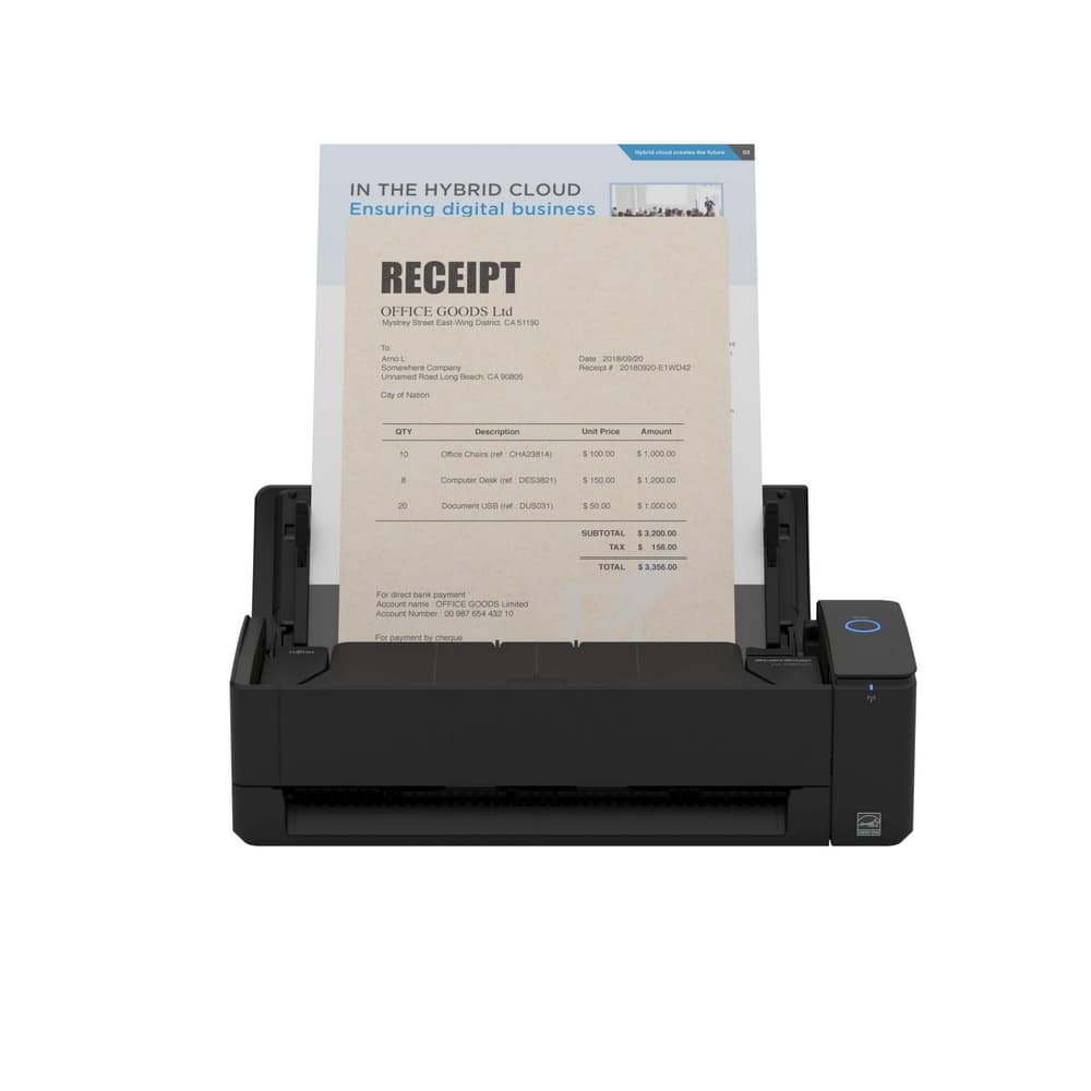 RICOH ESCANER RICOH IX1300 30ppm/60ipm, Dúplex, A4, 600dpi, Interfaz Wi-Fi y USB 3.2 (incluso cabo USB),