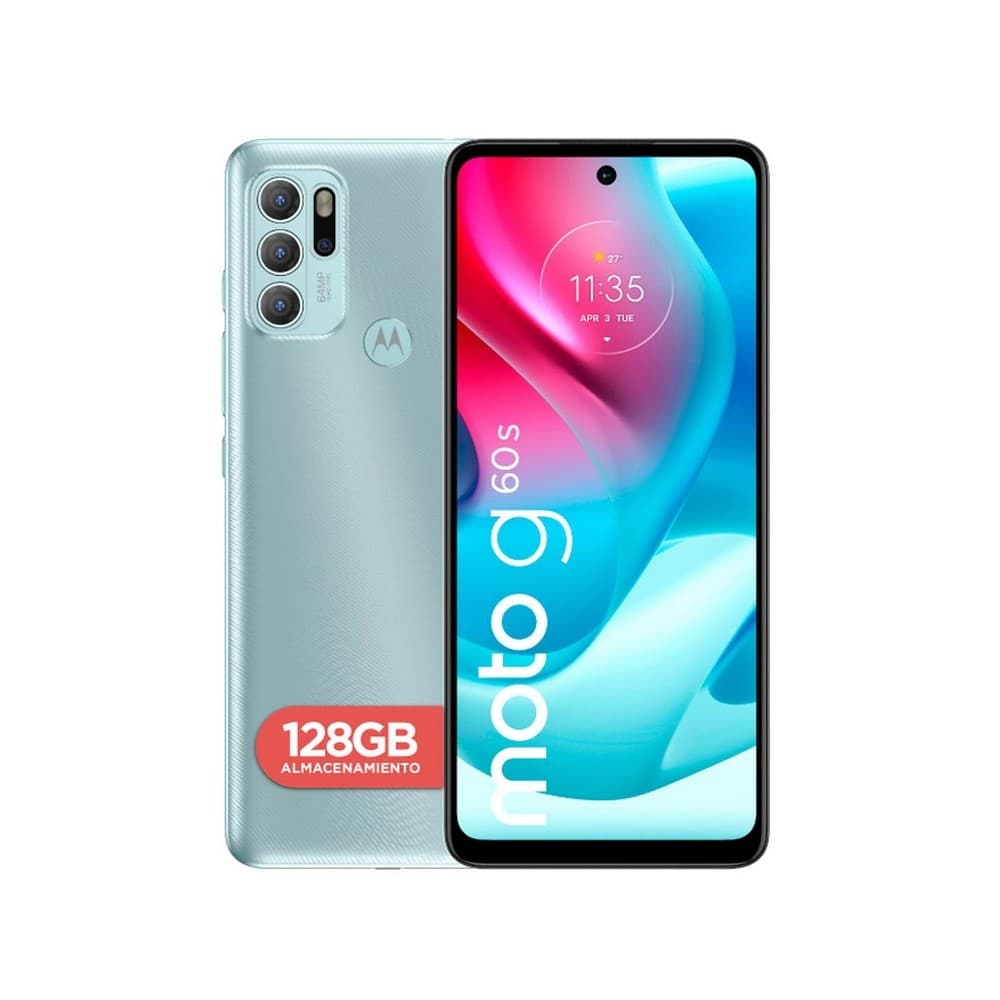 LENOVOMOVILIDAD Celular Moto G60S Aqua 128GB