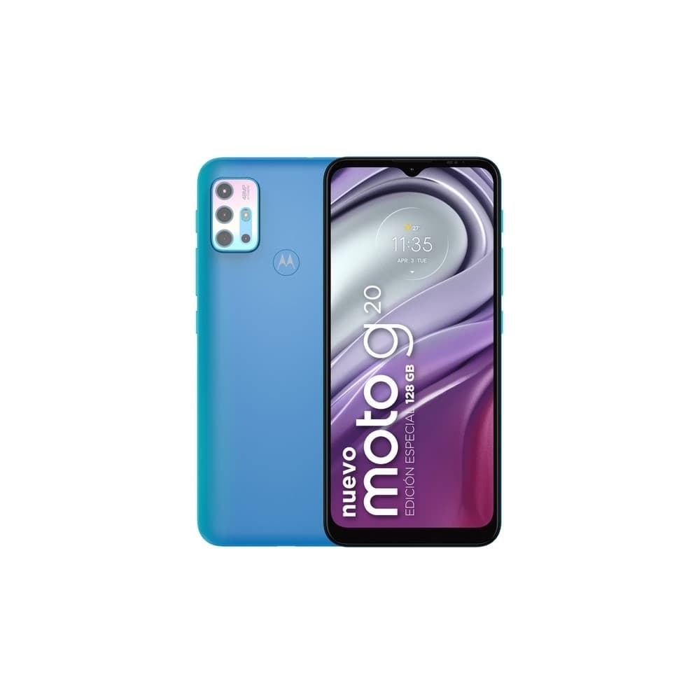 LENOVOMOVILIDAD Celular Moto G20 Azul 128GB