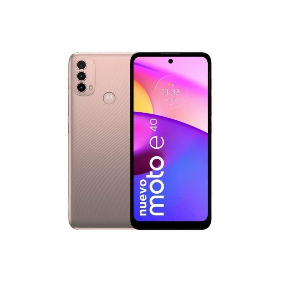 LENOVOMOVILIDAD Celular Moto E40 64GB Rosado
