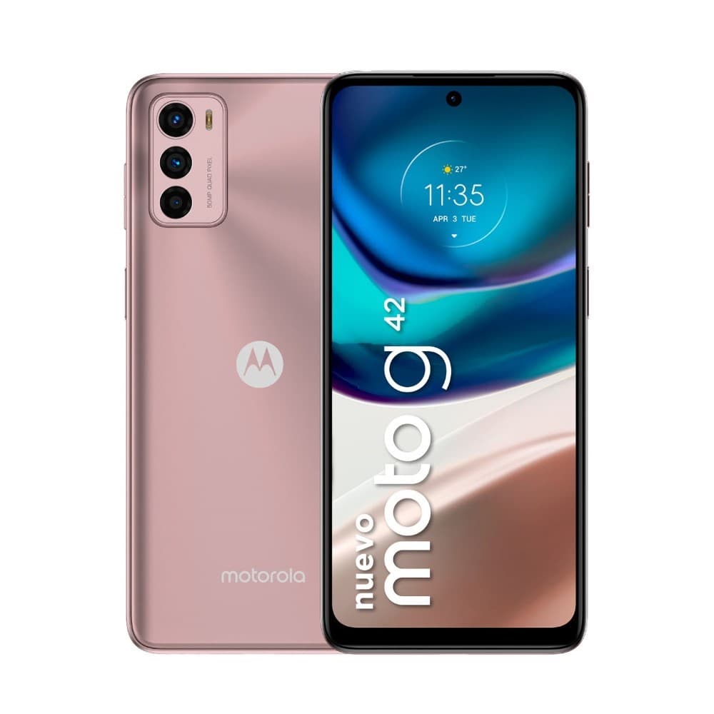 LENOVOMOVILIDAD Celular Motorola G42 ROM 128GB RAM 4GB Rosado