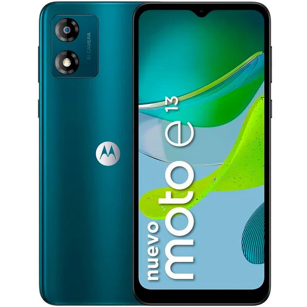 LENOVOMOVILIDAD Celular Motorola E13 RAM 2GB ROM 64GB Verde Aurora