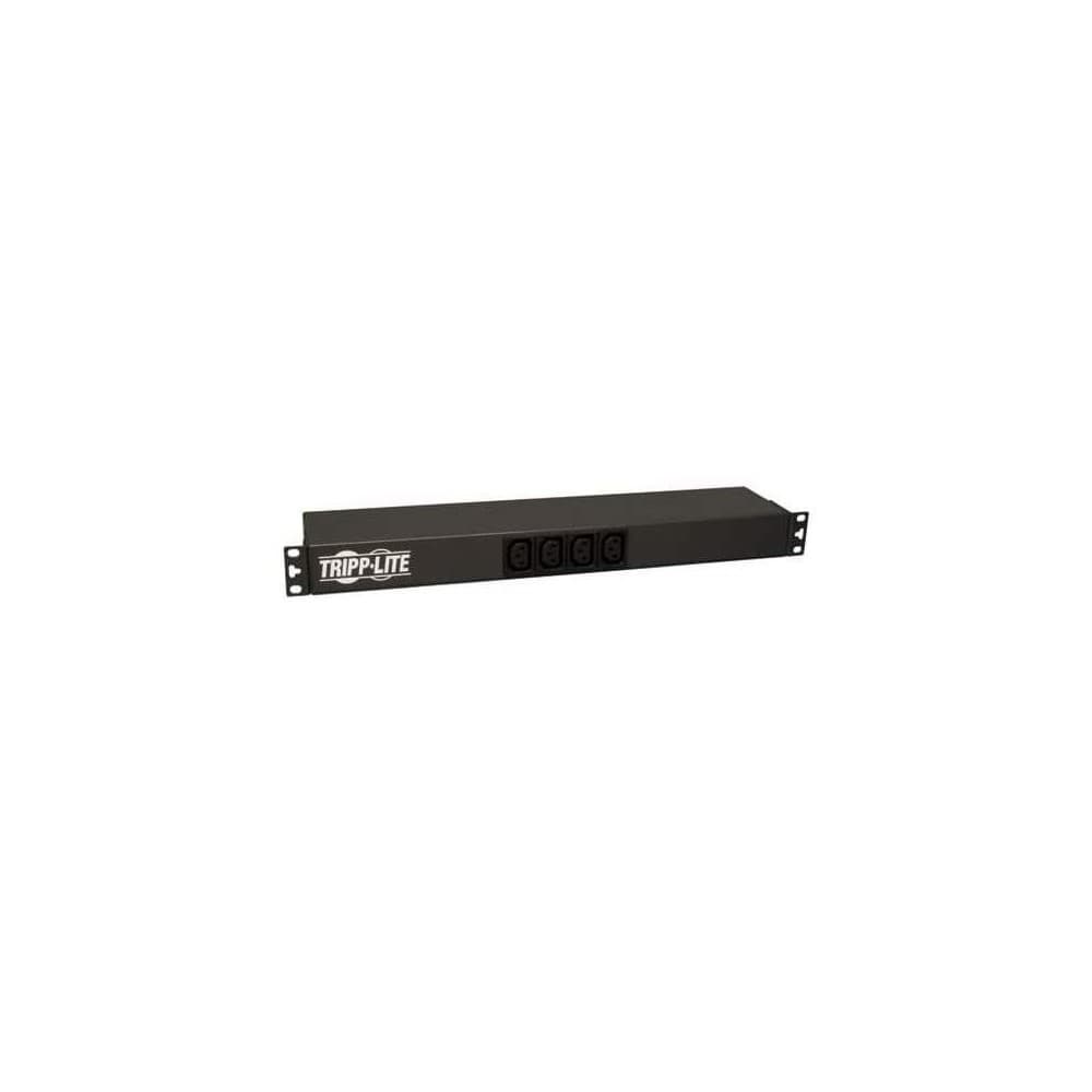 TRIPPLITE PDU Monofásico Básico, 1.6-3.8kW 16/20A 100-240V, Instalación Horizontal 1U en Rack, 2 Tomacorriente