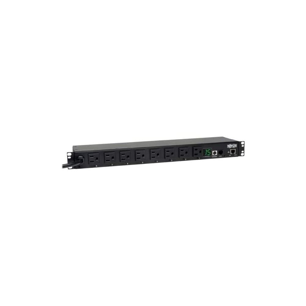 TRIPPLITE PDU Monofásico Controlable, 15A 120V, para Instalación Horizontal en 1U de Rack
