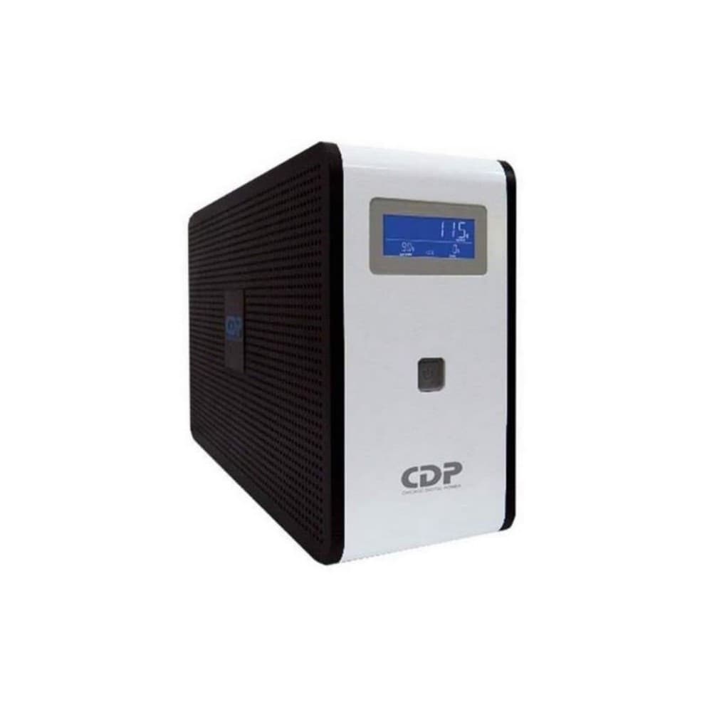 CDP Ups CDP Interactiva 750VA/300W 6 Tomas de Salida Pantalla LCD Software de Monitoreo COLOR Negro