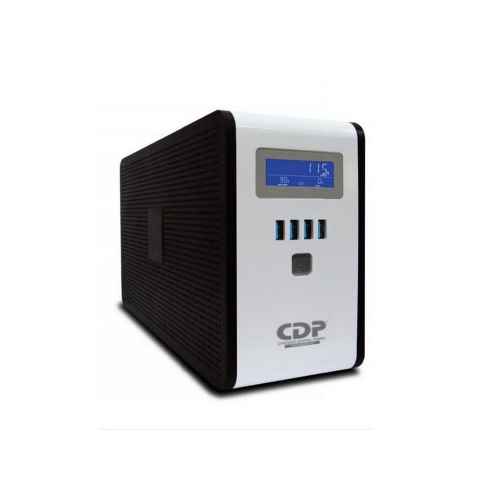 CDP UPS CDP Interactiva, 750VA/300W 10 Tomas de Salida Pantalla LCD Software de monitoreo Puertos USB