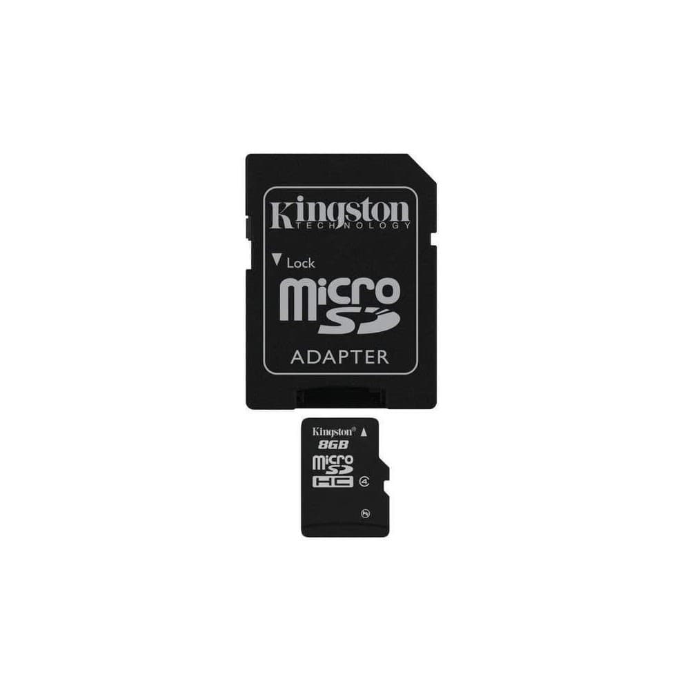 KINGSTON Memoria MicroSD clase 4 de 8GB BULK con estuche plástico sin Adaptador