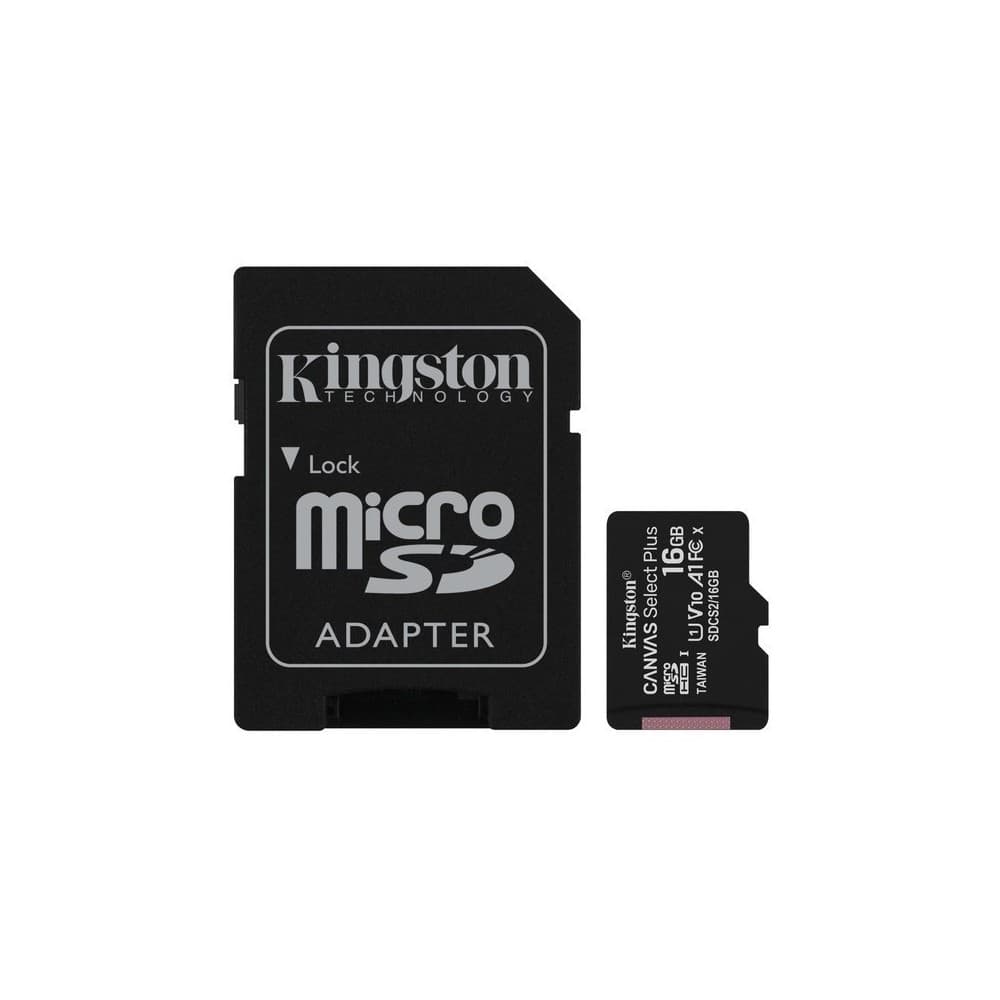 KINGSTON DIGITAL Memoria Kingston micro SD Canvas Select Plus 16GB