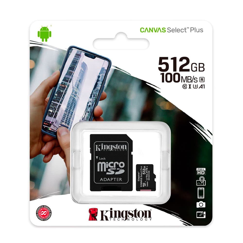 KINGSTON DIGITAL Memoria kingston micro sd 512GB