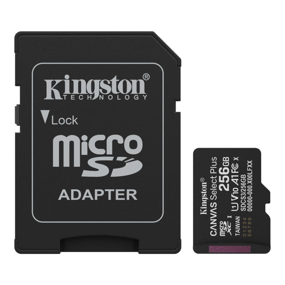 KINGSTON DIGITAL Memoria micro SD KINGSTON Canvas Select Plus Gen3 256GB