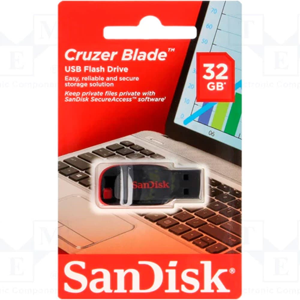 SANDISK Memoria USB SanDisk Cruzer Blade 2.0 32GB