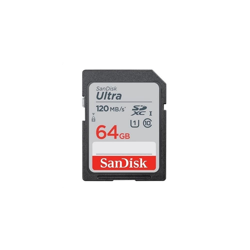 SANDISK Tarjeta SD SanDisk Ultra SDHC/SDXC UHS-I 64GB 120Mb/s C10 U1
