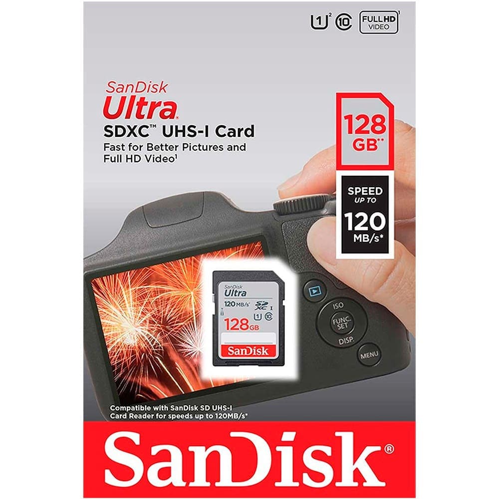 SANDISK Tarjeta SD SANDISK Ultra 128gb COLOR Gris