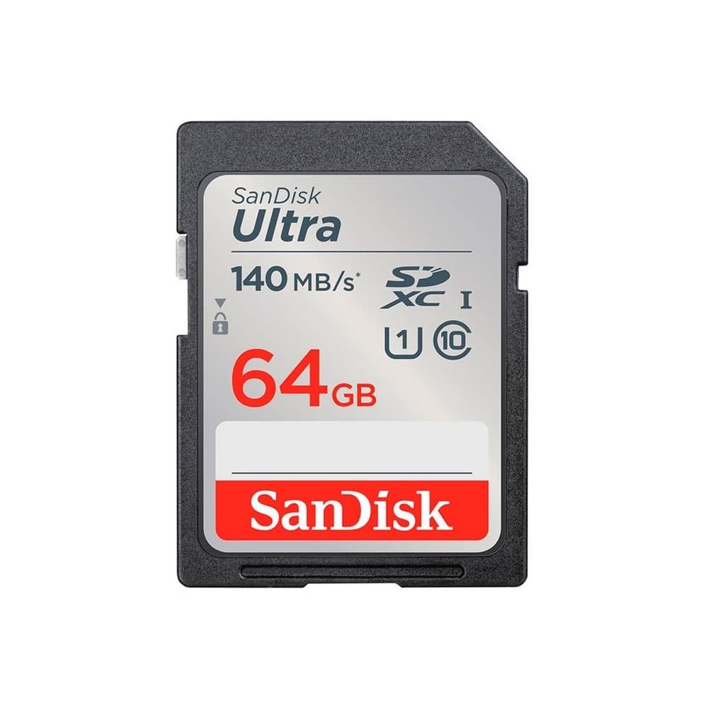 SANDISK Tarjeta SD SanDisk Secure Digital Ultra SDHC/SDXC 64GB UHS-I 140Mb/s C10 U1
