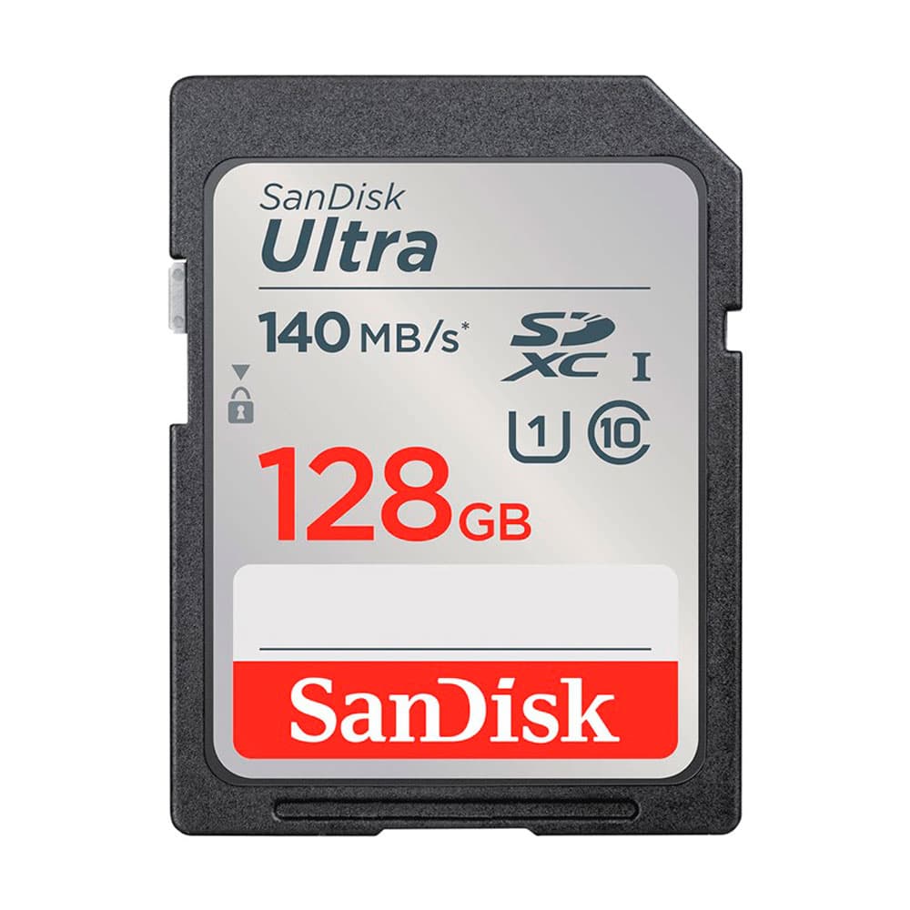 SANDISK Tarjeta SD SanDisk Secure Digital Ultra SDHC/SDXC 128GB 140Mb/s C10 U1 COLOR Gris