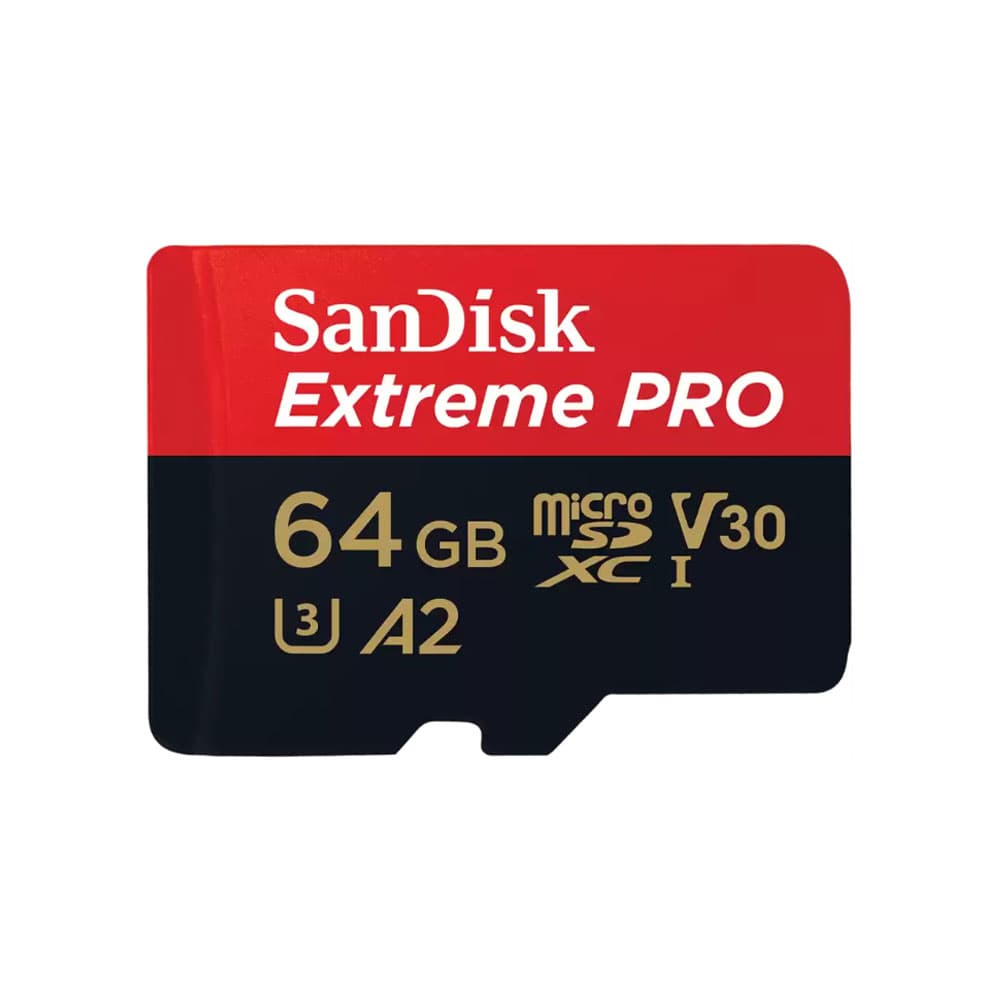 SANDISK Tarjeta Micro SD SANDISK Extreme Pro 64GB COLOR Negro Y Rojo