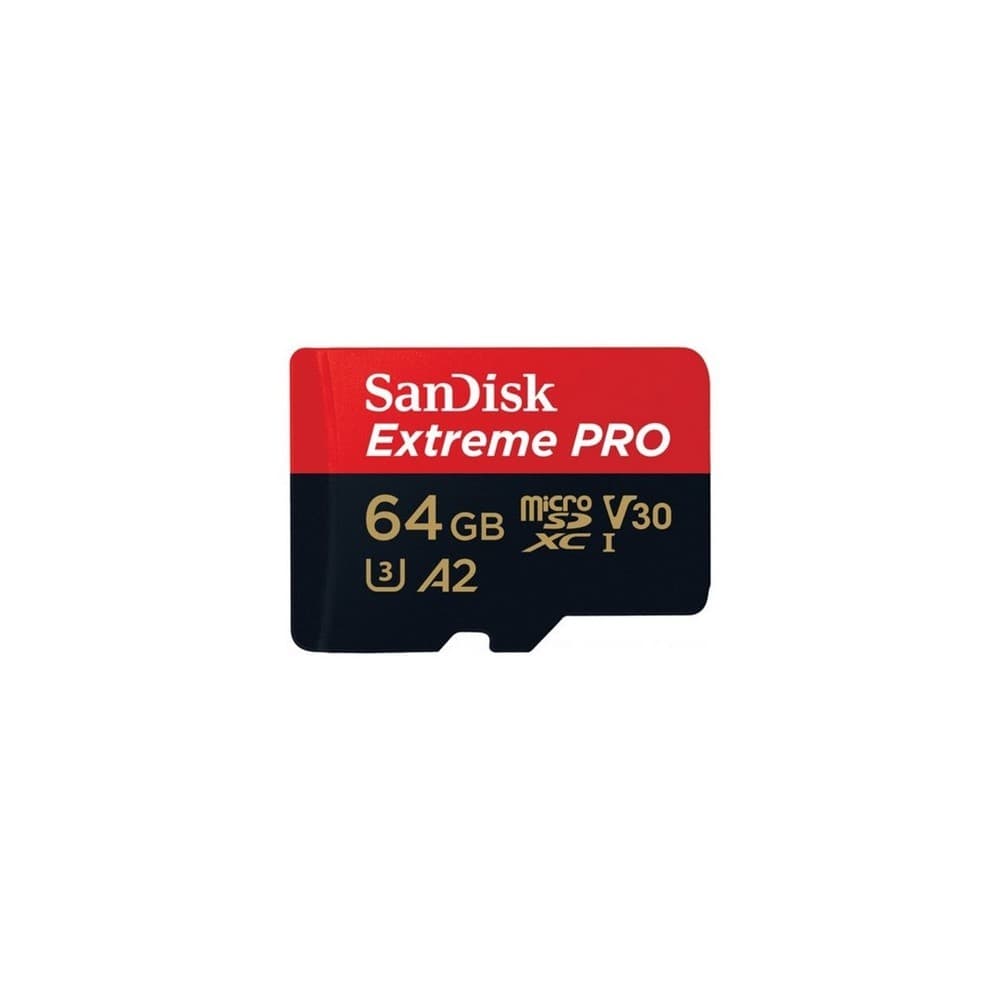 SANDISK Tarjeta microSD SanDisk Extreme Pro UHS-I 64GB C10, U3, V30, A2