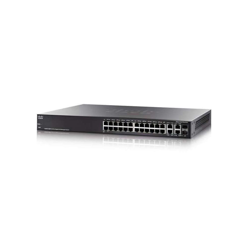 CISCOSB SG300-28MP 28-port Gigabit Max-PoE Managed Switch